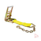 Ratchet Strap with Chain Anchor
