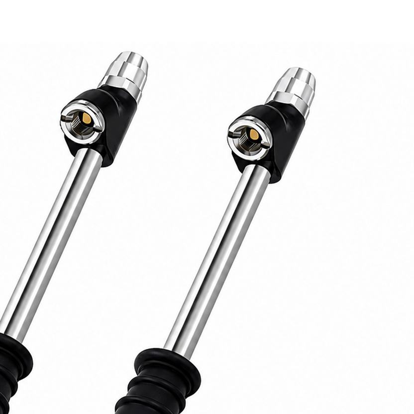 Air Chuck 1/4" FNPT Chrome Plated Dual Head Air Chuck