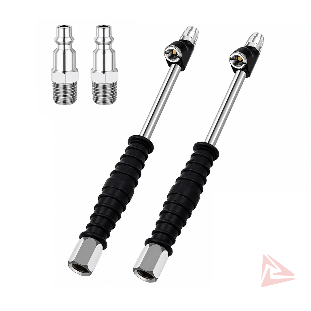 Air Chuck 1/4" FNPT Chrome Plated Dual Head Air Chuck