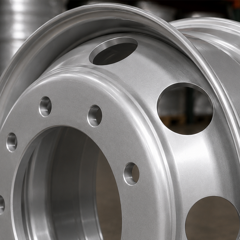 Steel Rim Silver – 22.5" x 8.25"