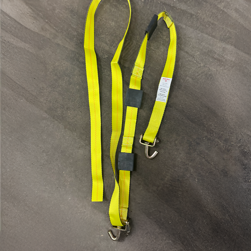 Tire Wheel Strap 2'' x 12' Replacement 3 Blocks 3 Swivel J