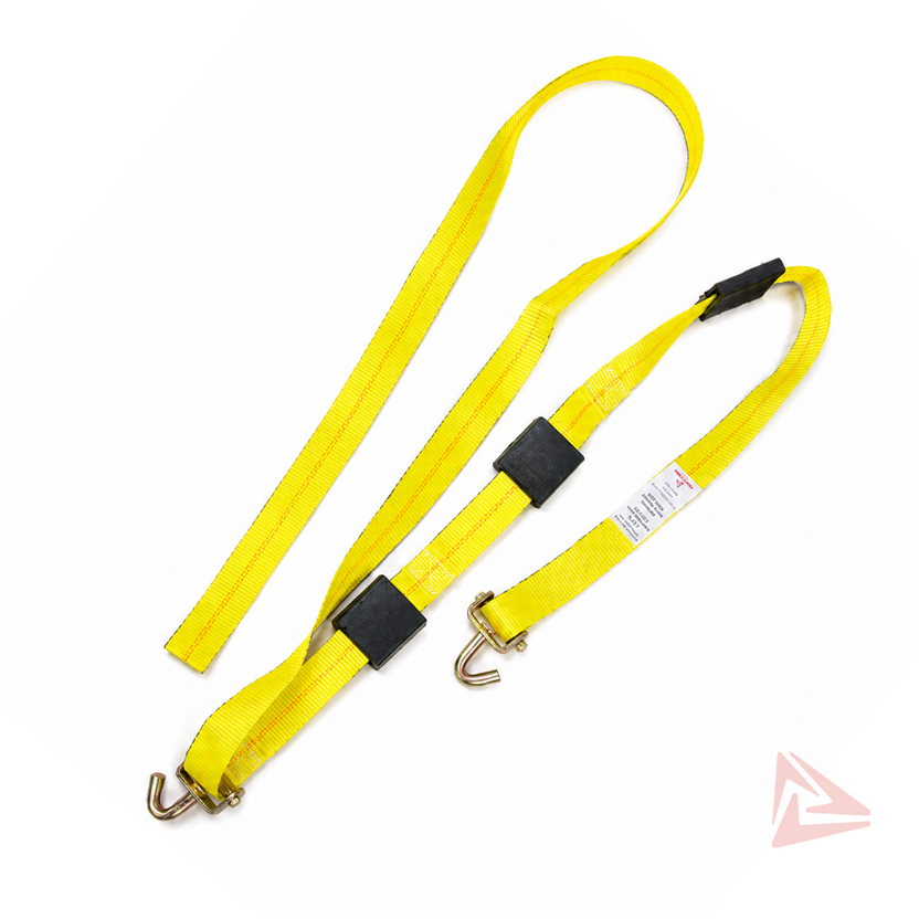 Tire Wheel Strap 2'' x 12' Replacement 3 Blocks 3 Swivel J