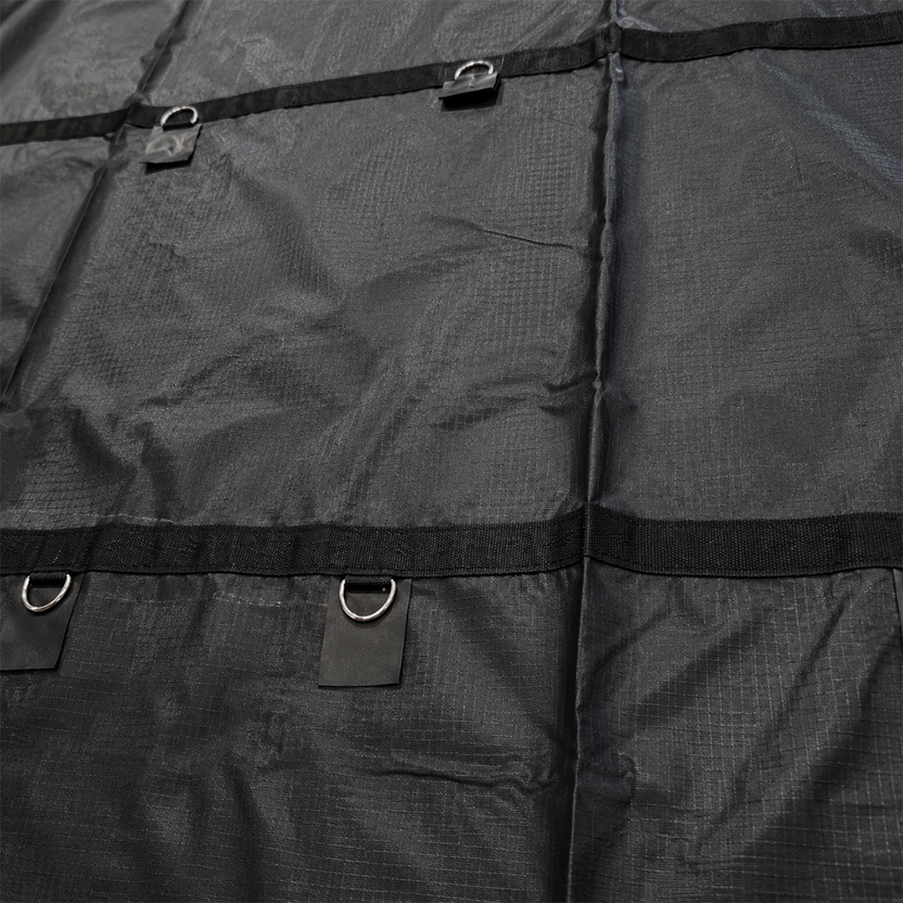 16' x 27' x 4' Drop Super Vinyl Tarp 15oz with 11oz RIPSTOP