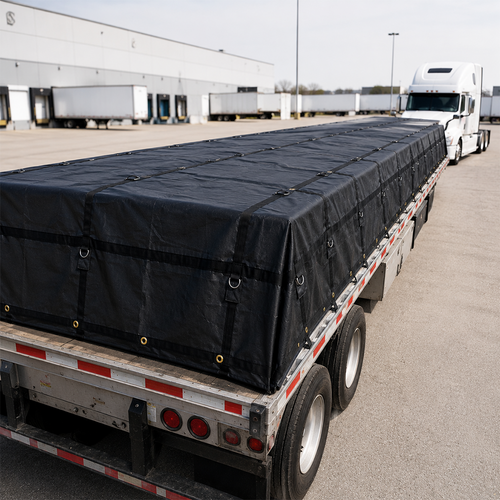 16' x 27' x 4' Drop Super Vinyl Tarp 15oz with 11oz RIPSTOP