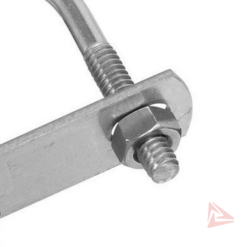 Square Bolt Rack Cab Rack Square U-Bolt Install Kit | A36 Steel | Heavy-Duty Truck ...