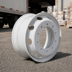 Steel Rim White – 22.5" x 8.25"