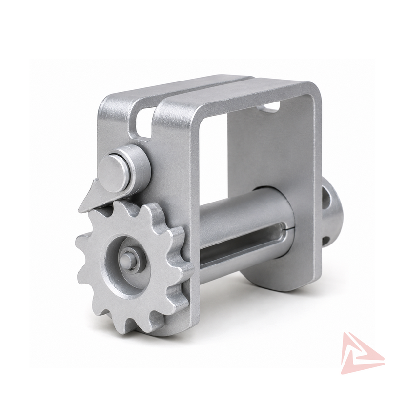 Winch 160 MM zync plated